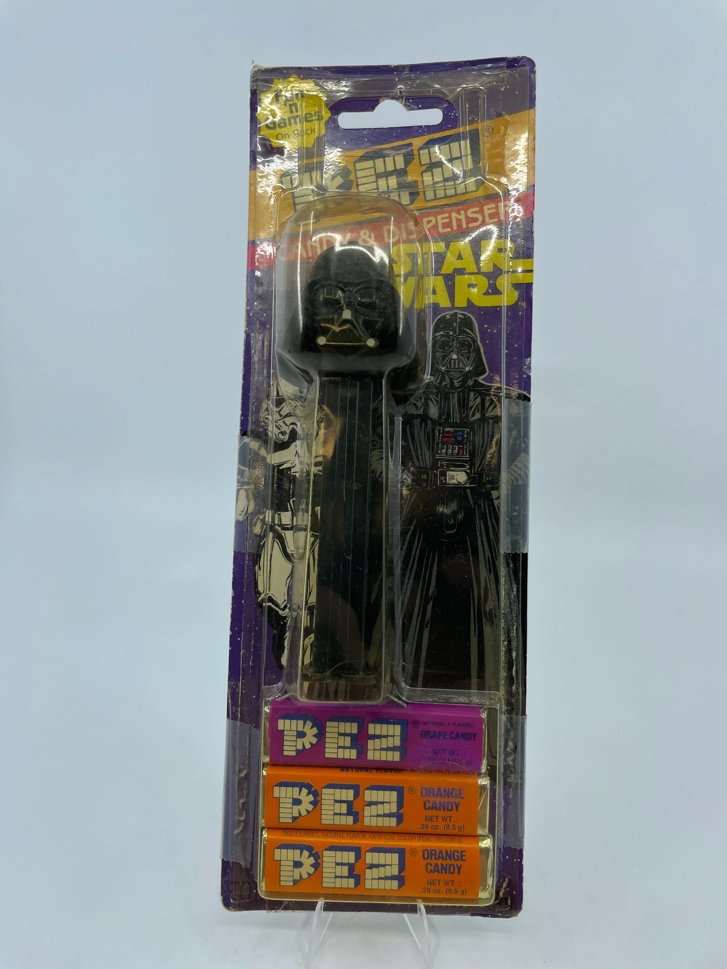 Star Wars Darth Vader PEZ Candy Dispenser - Vintage - Original Packaging