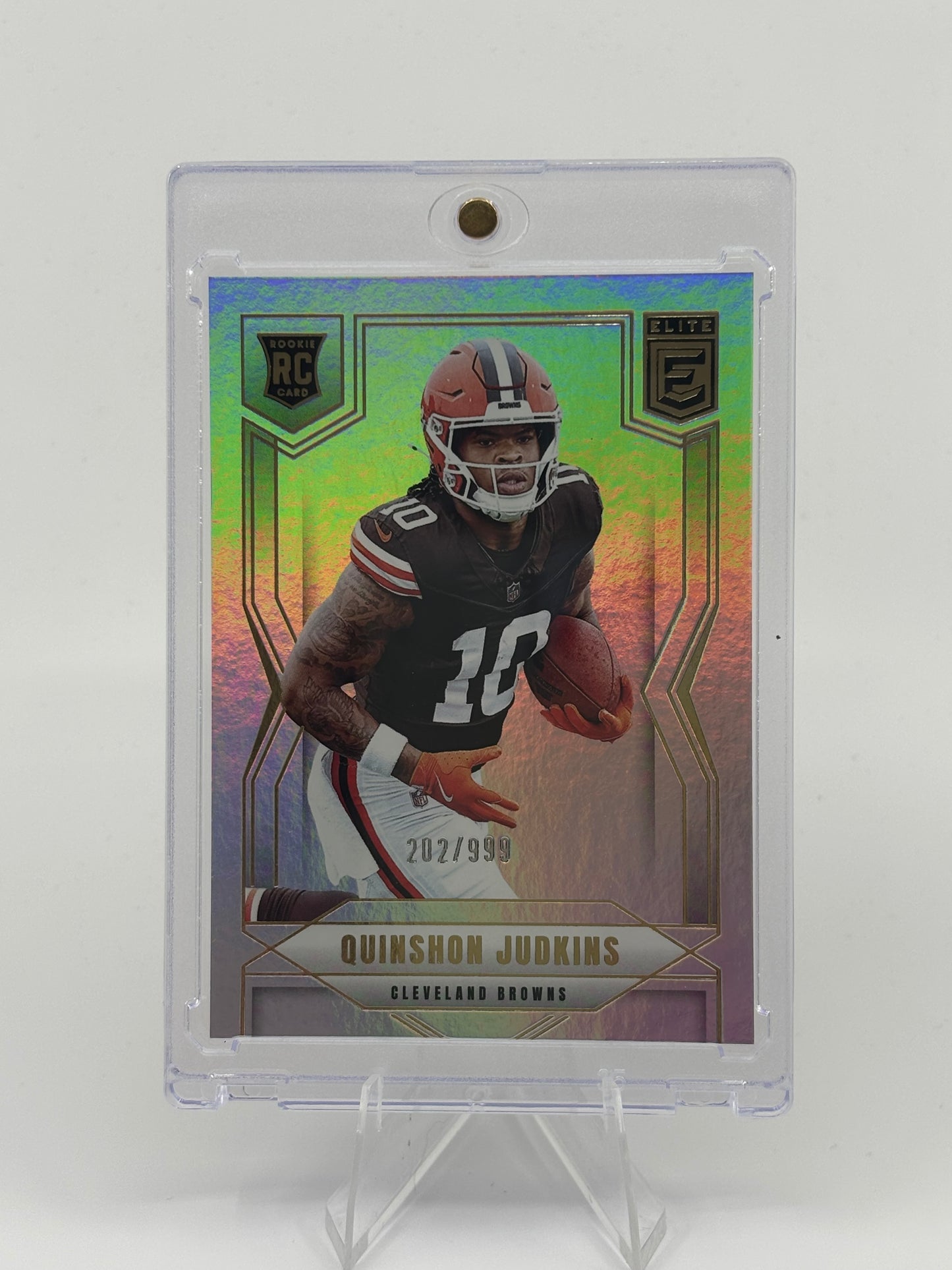 2025 Panini Donruss Elite /999 Quinshon Judkins First Browns Cards Rookie RC SP