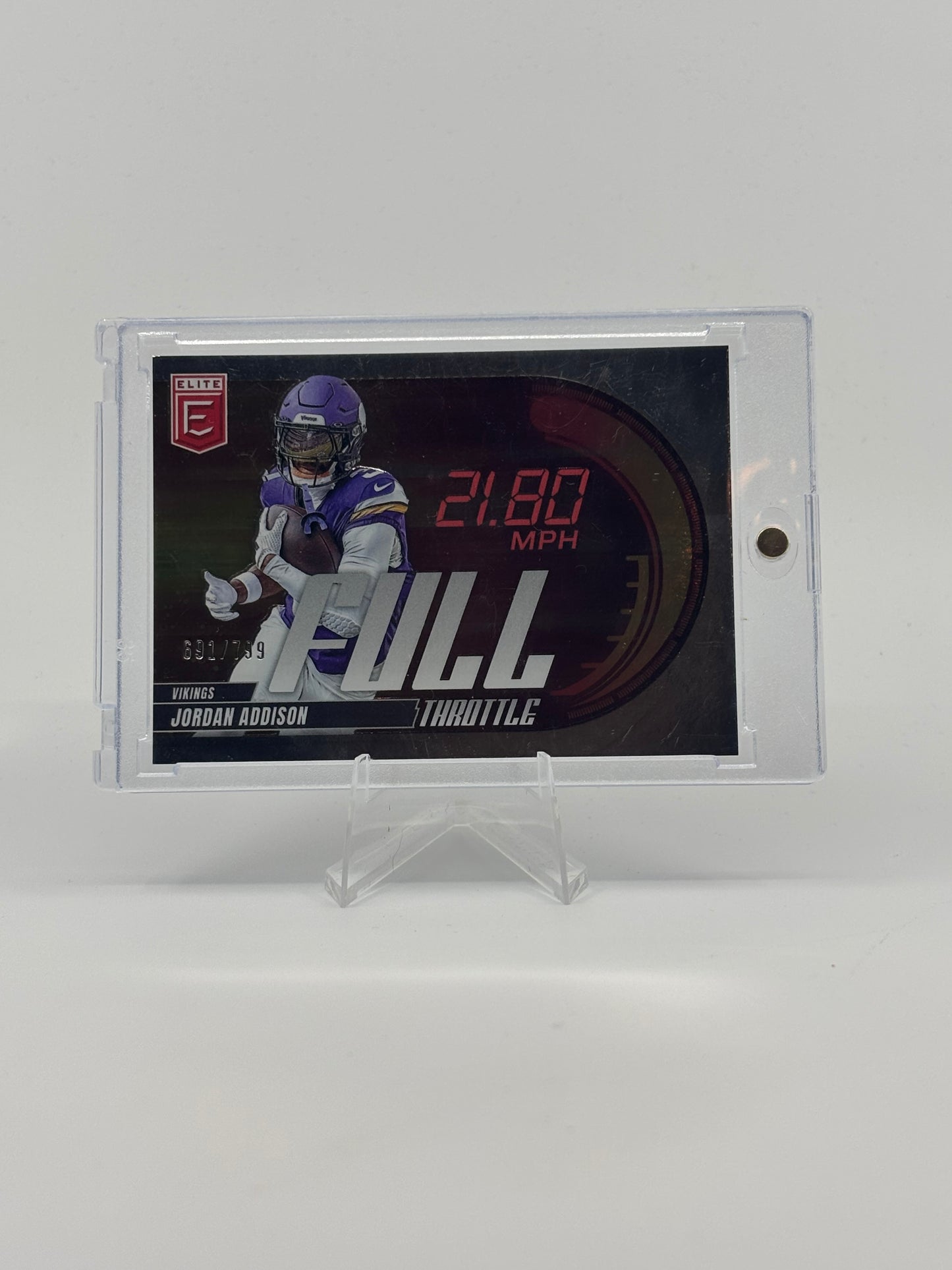 2025 Donruss Elite Jordan Addison Full Throttle /799 Minnesota Vikings