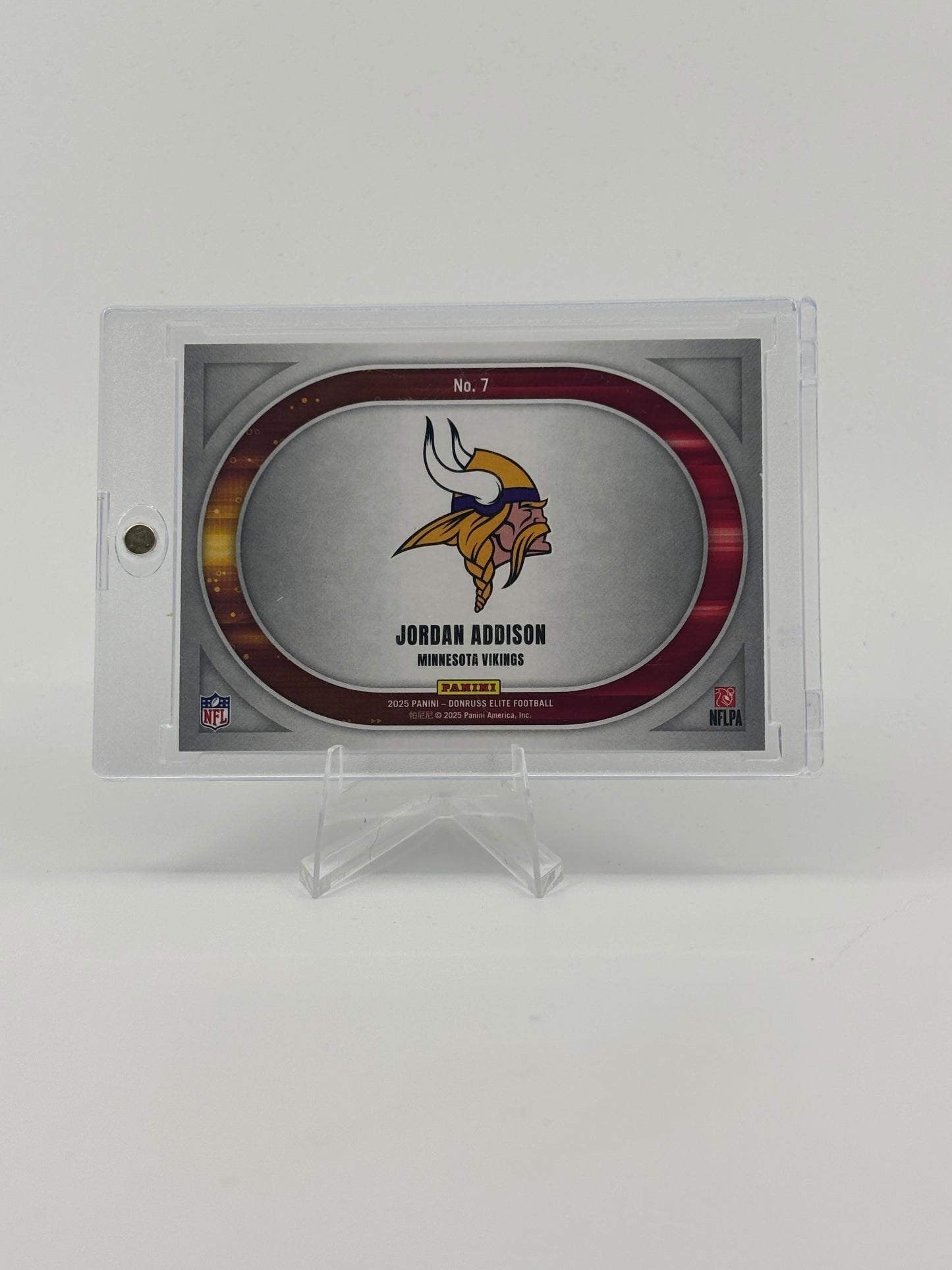 2025 Donruss Elite Jordan Addison Full Throttle /799 Minnesota Vikings