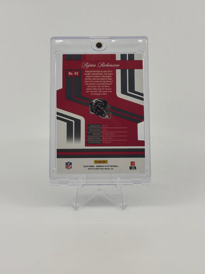 2025 Panini Donruss Elite Bijan Robinson Aspirations Die Cut Blue /99