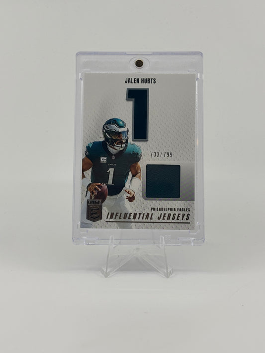 2025 Panini Donruss Elite Jalen Hurts Influential Jerseys Card /799