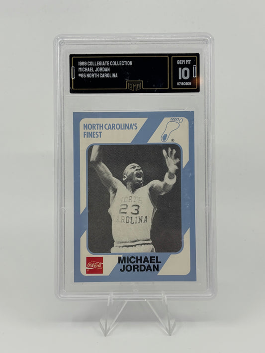 Michael Jordan 1989 Collegiate Collection North Carolina's Finest #65  GMA 10