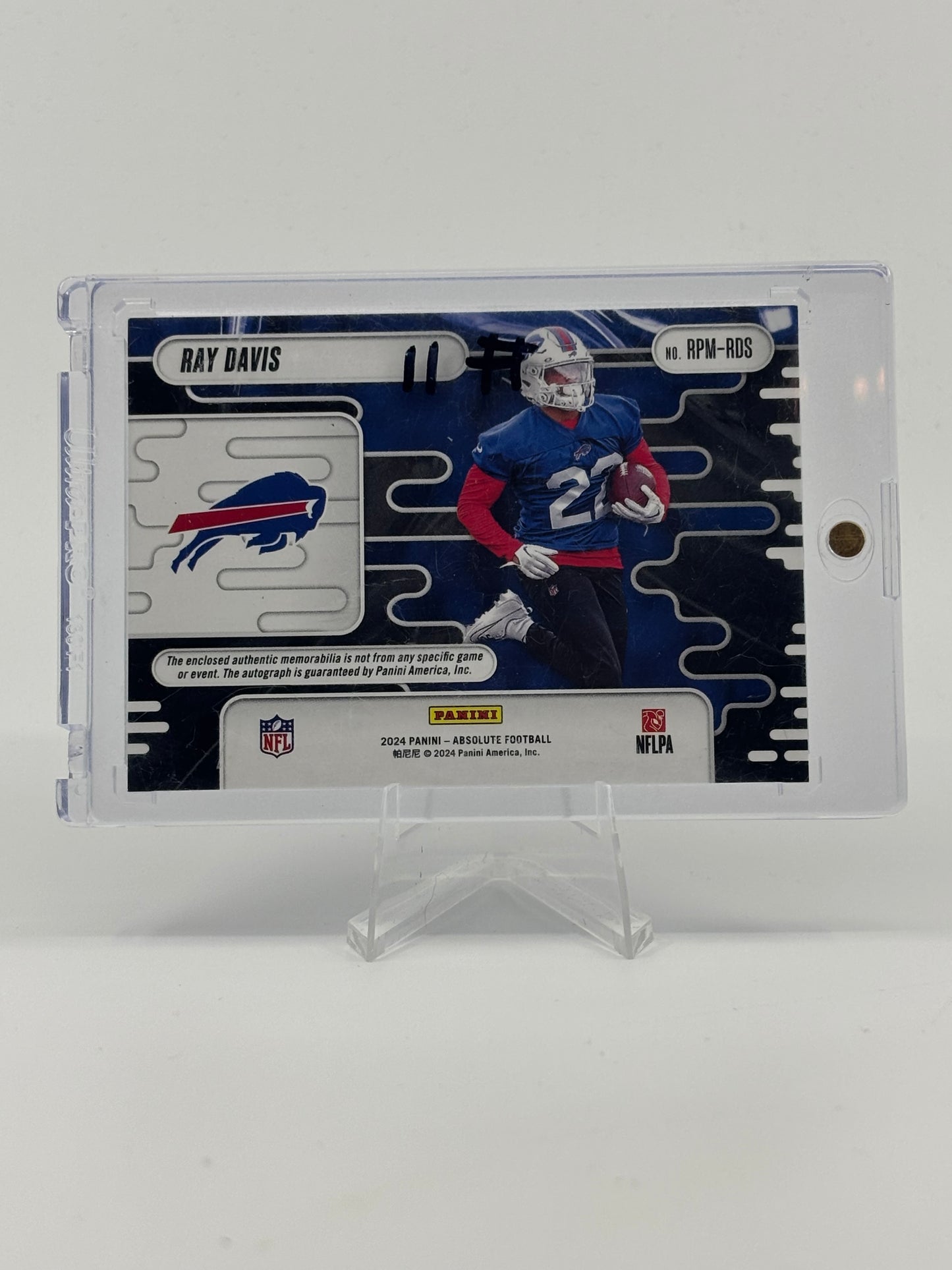 2024 Panini Absolute – Rookie Premiere Materials Autographs Ray Davis (RC) /399