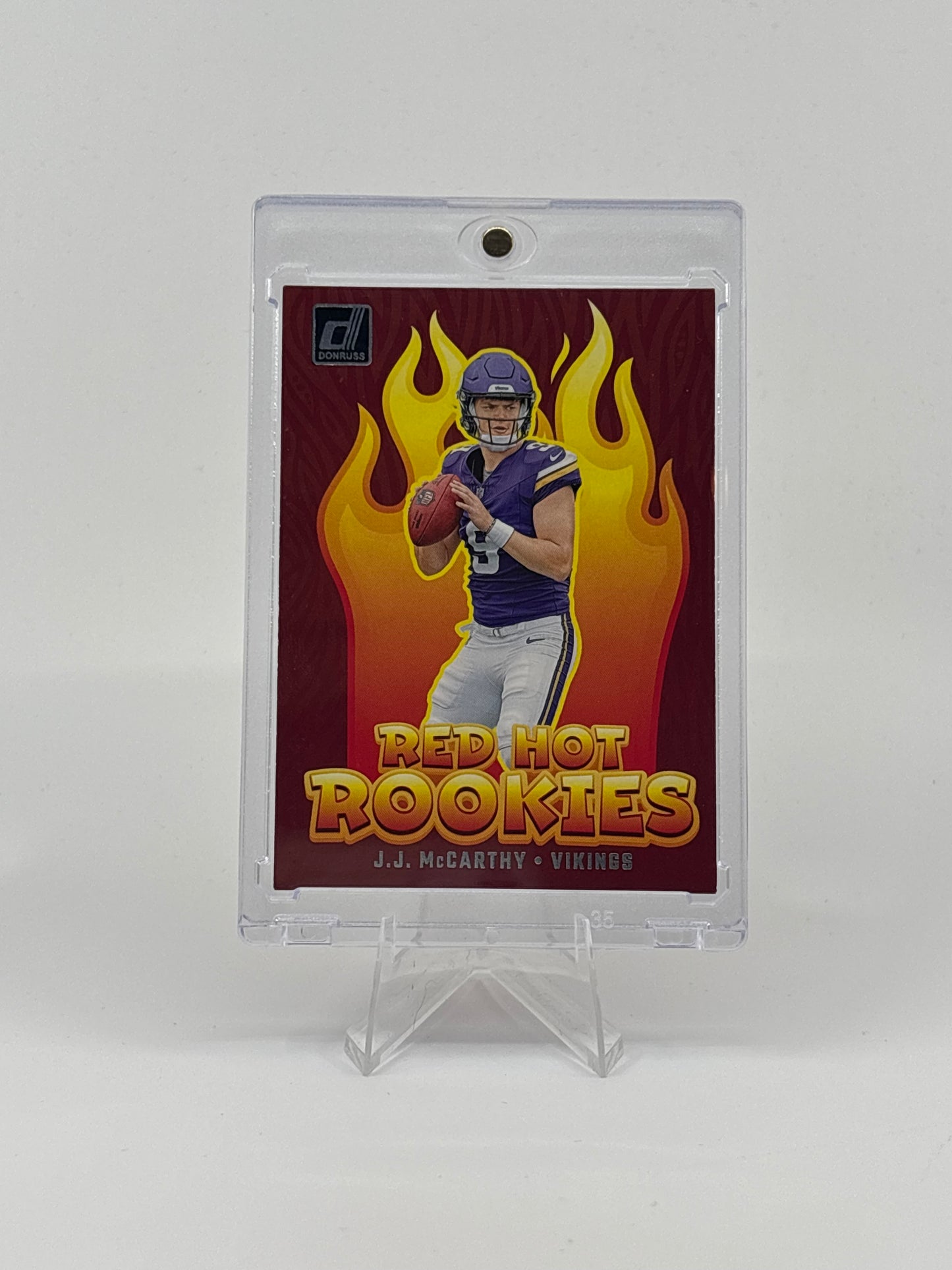 2024 Panini Donruss Red Hot Rookies J.J McCarthy #RHR-JJM Vikings (RC)