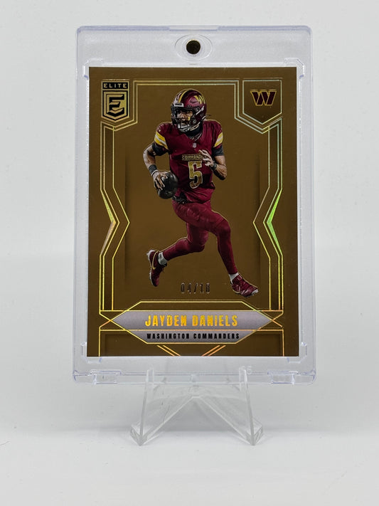 2025 Donruss Elite Jayden Daniels Gold /10 Omega Card