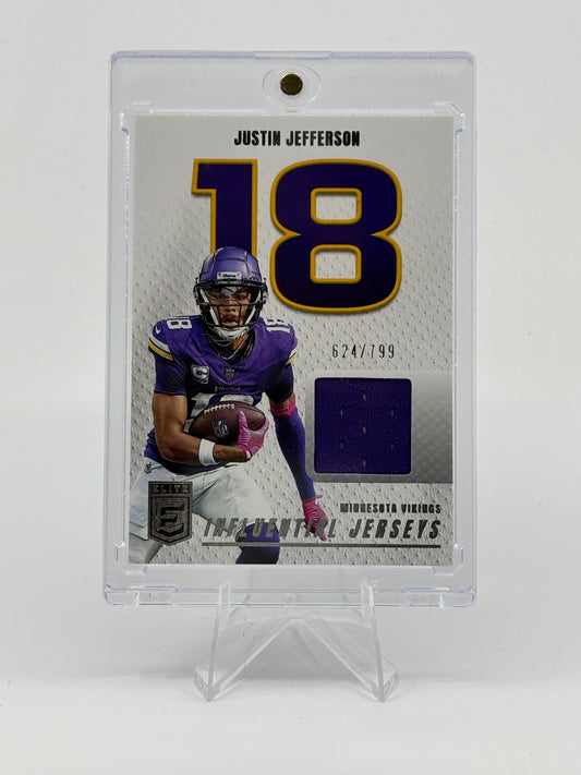 2025 Panini Donruss Elite - Influential Jerseys Justin Jefferson #IJ-JJN /799