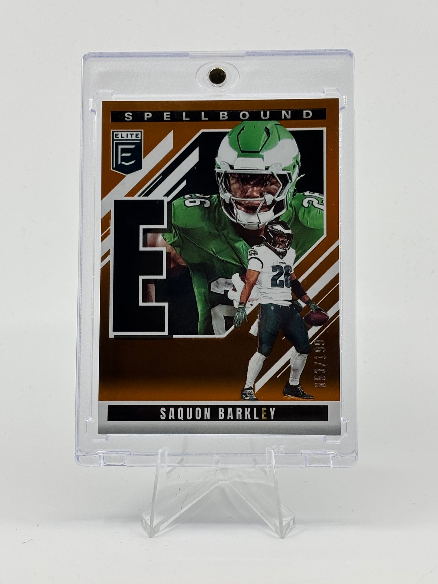 2025 Panini Donruss Elite - Spellbound Saquon Barkley #2 Orange /199