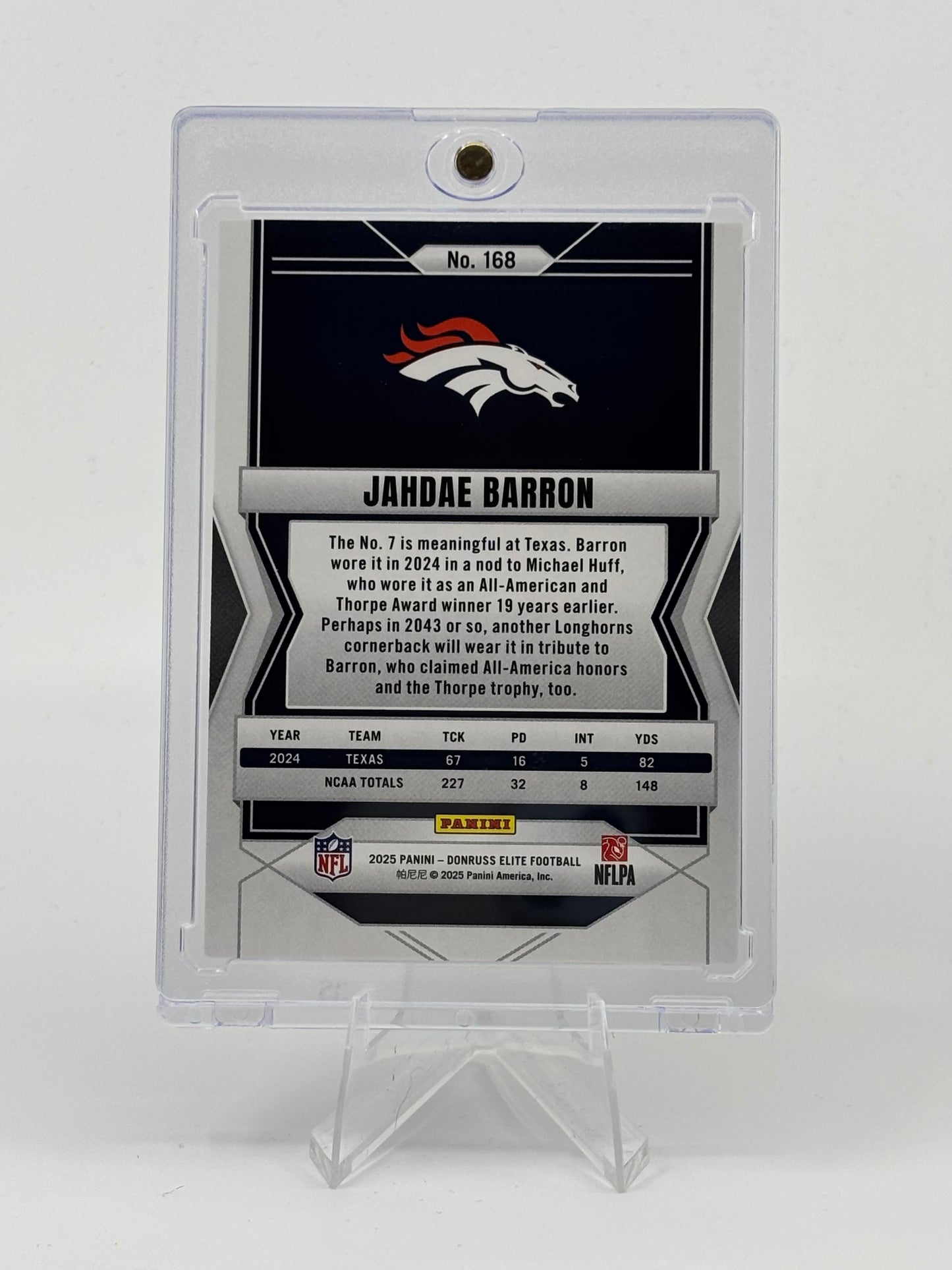 2025 Panini Donruss Elite - Rookies Jahdae Barron /999 (RC)