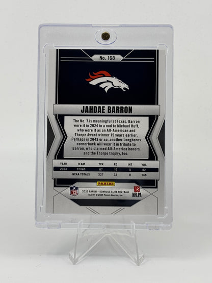 2025 Panini Donruss Elite - Rookies Jahdae Barron /999 (RC)