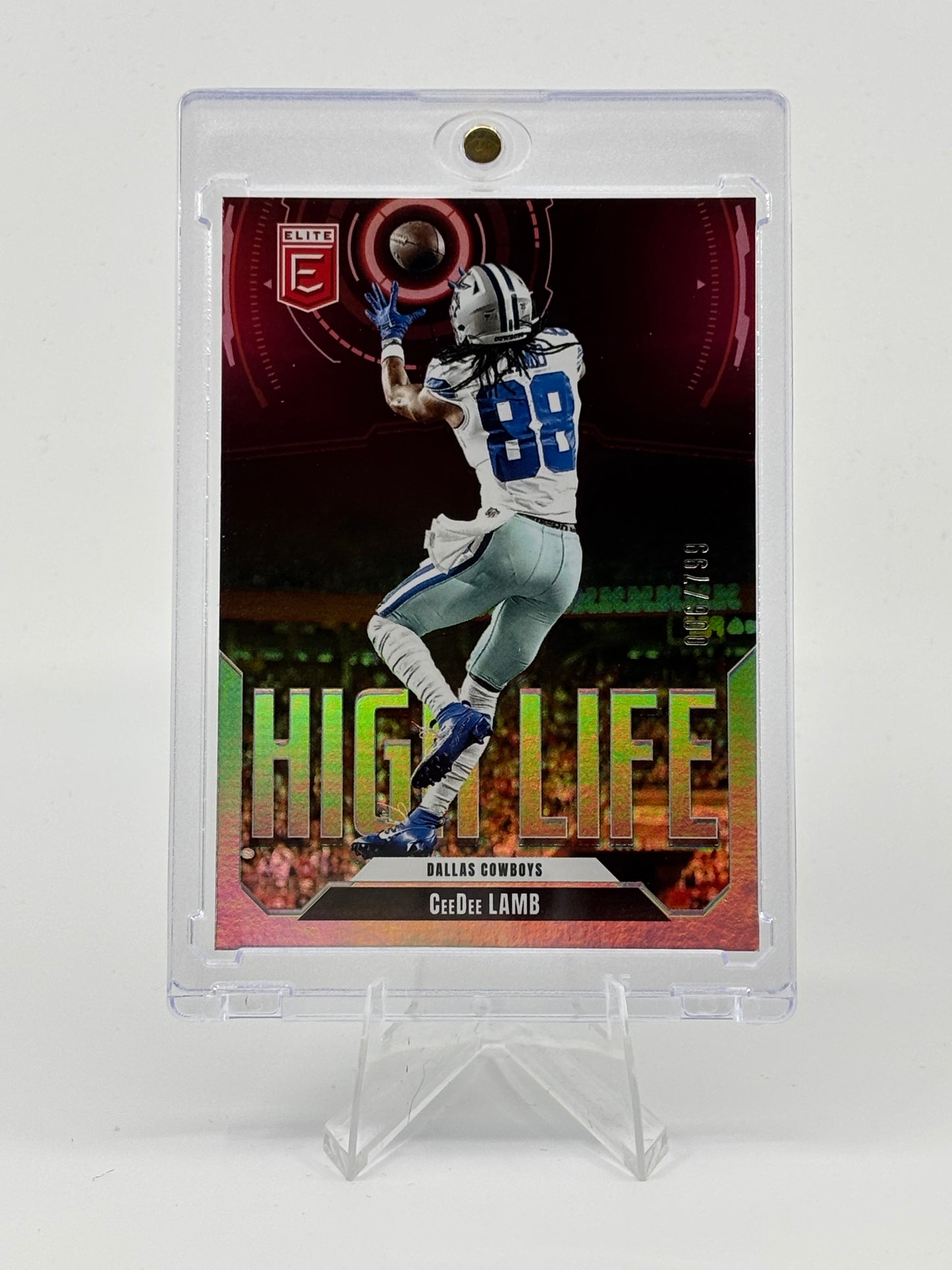 2025 Panini Donruss Elite Ceedee Lamb High Life #10 Dallas Cowboys /799