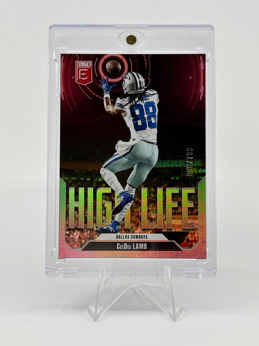2025 Panini Donruss Elite Ceedee Lamb High Life #10 Dallas Cowboys /799