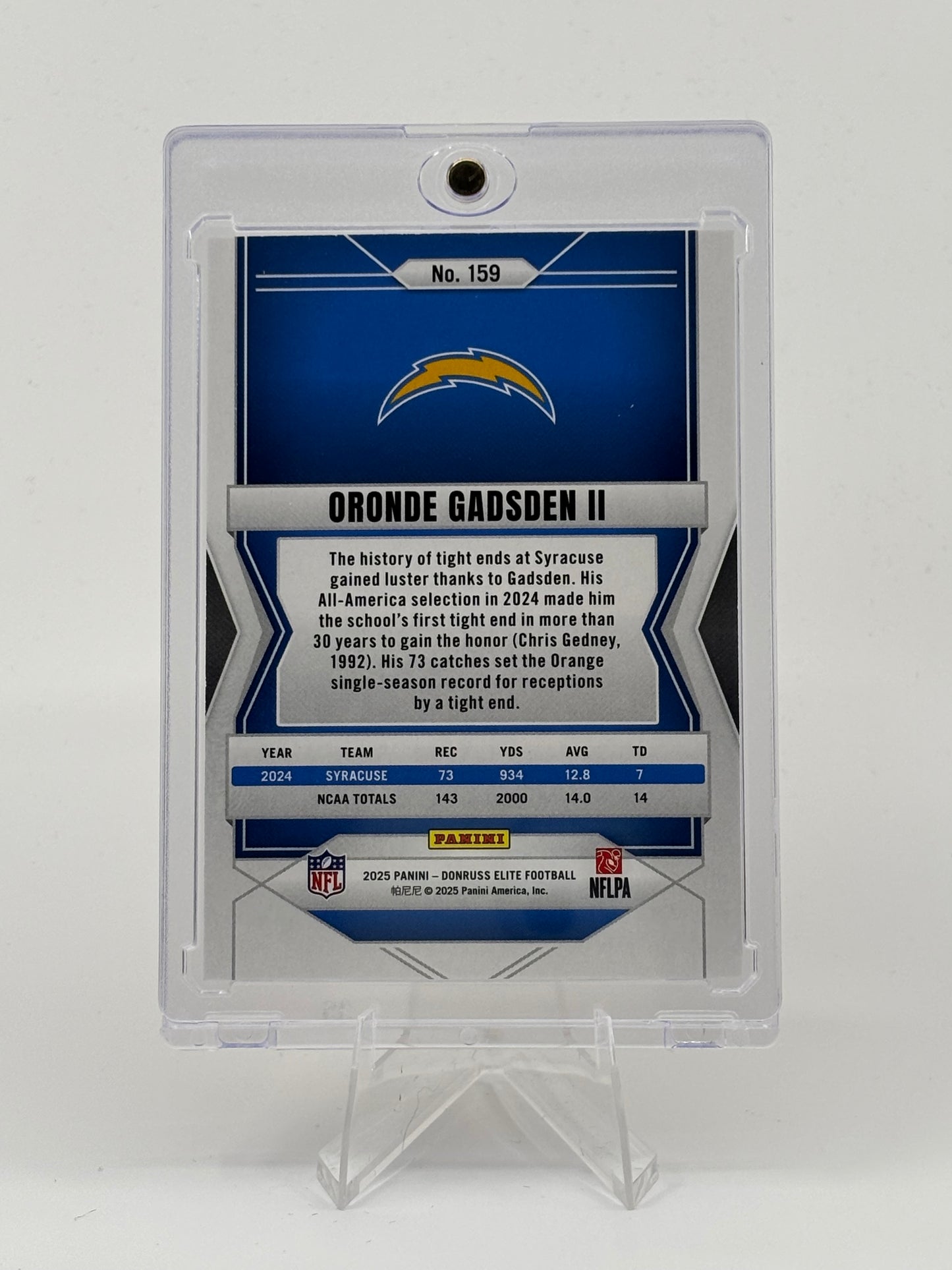 2025 Panini Donruss Elite #159 Oronde Gadsden RC /199