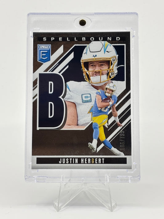 2025 Panini Donruss Elite - Spellbound "B" Justin Herbert /799