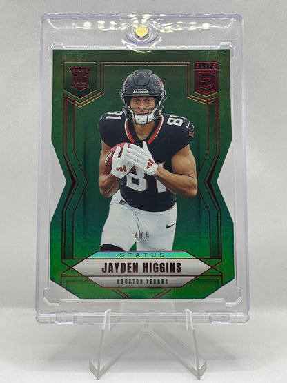 2025 Donruss Elite – Status Die-Cut Jayden Higgins #134 /9