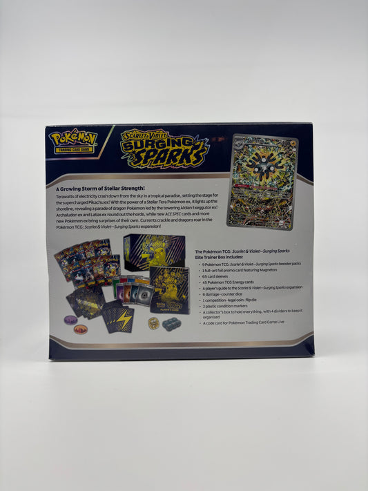 Pokemon Factory Sealed Surging Sparks ETB