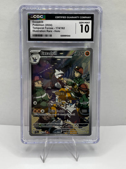 Excadrill 174/162 SV05: Temporal Forces Holo CGC 10