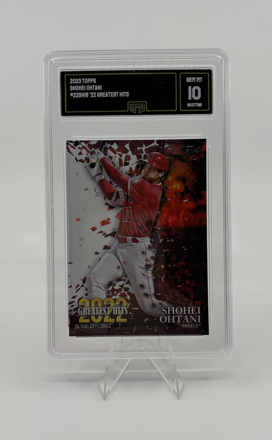 2023 Topps Series 1 - 2022's Greatest Hits Shohei Ohtani #22GH-16 GMA 10