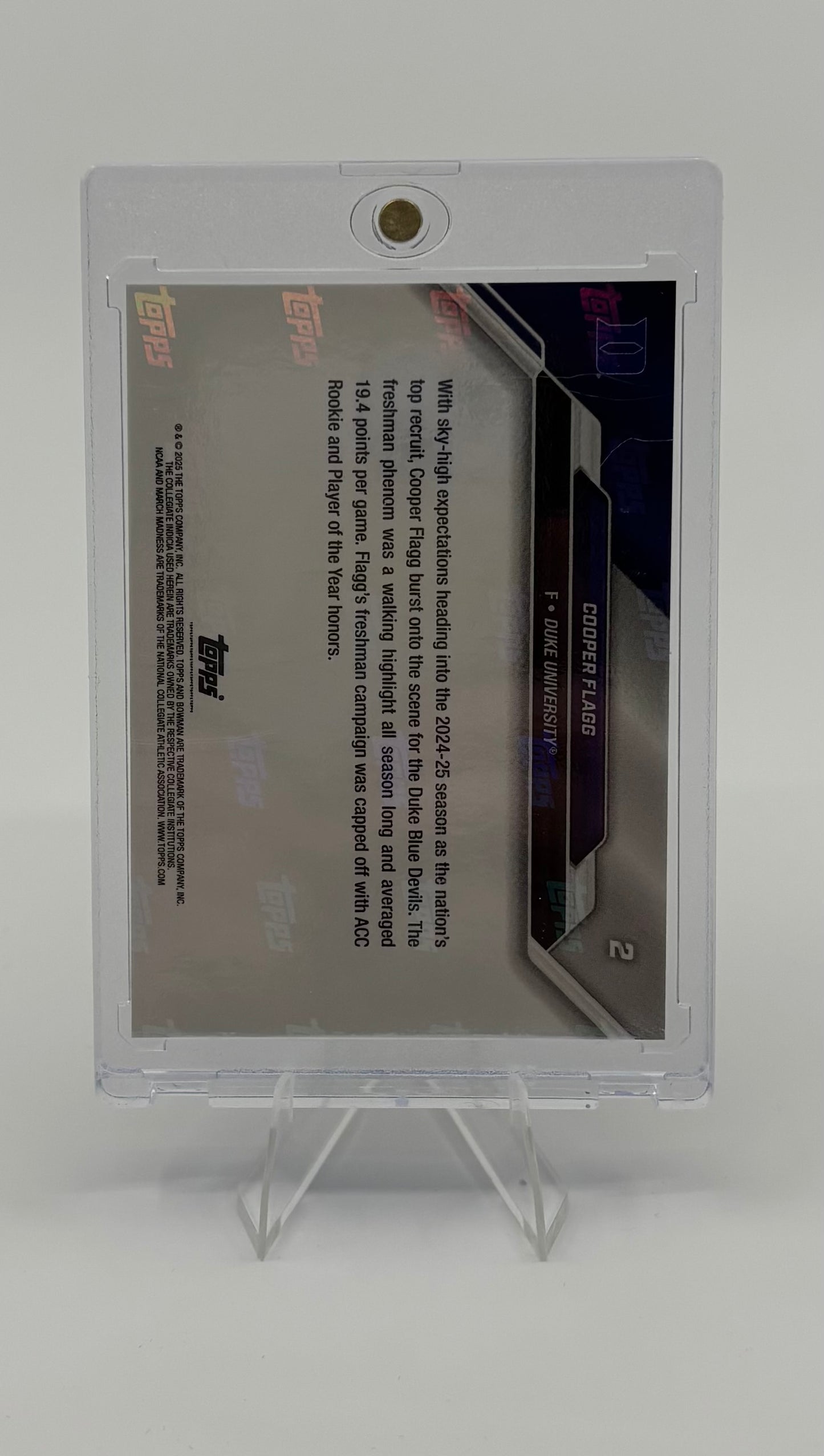 2024-25 Bowman U Now Ncaa March Madness - Cooper Flagg #2 /10850 (RC)