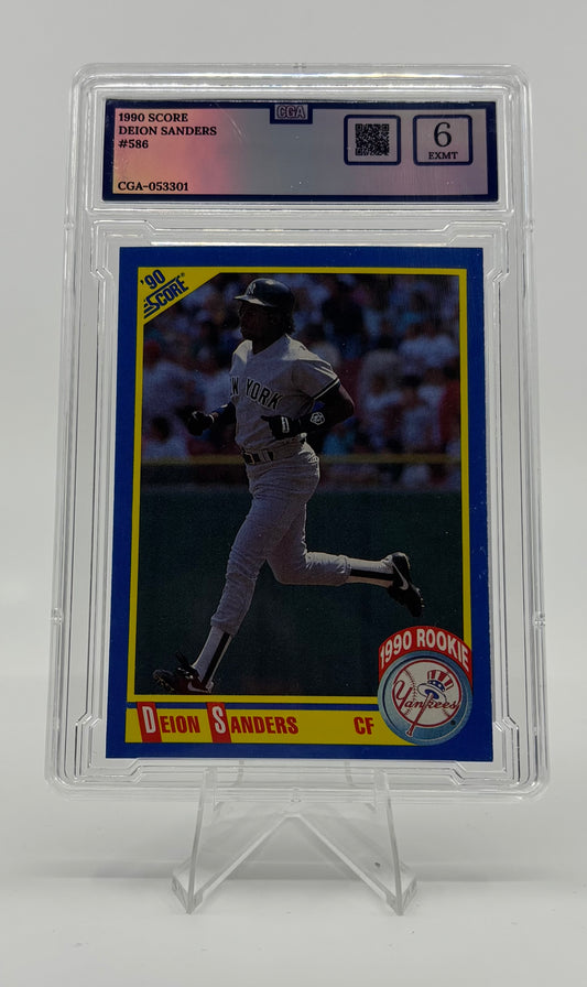 1990 Score - Deion Sanders #586 CGA 6