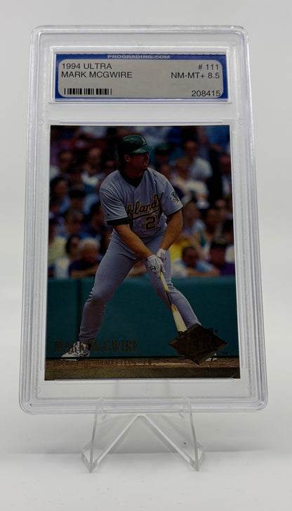 1994 Fleer Ultra Mark McGwire #111 ProGrading 8.5