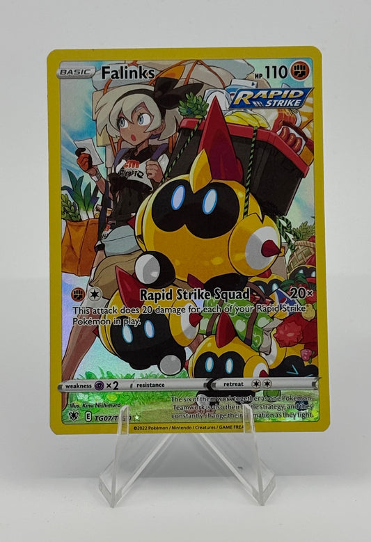Pokemon Single Falinks TG07/TG30 Swsh10: Astral Radiance Trainer Gallery Holo