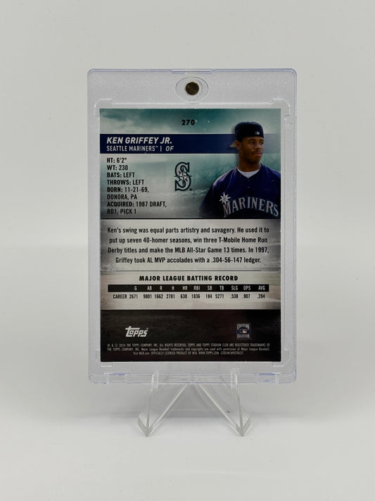 2024 Topps Stadium Club - Ken Griffey Jr #270 Pink Foil