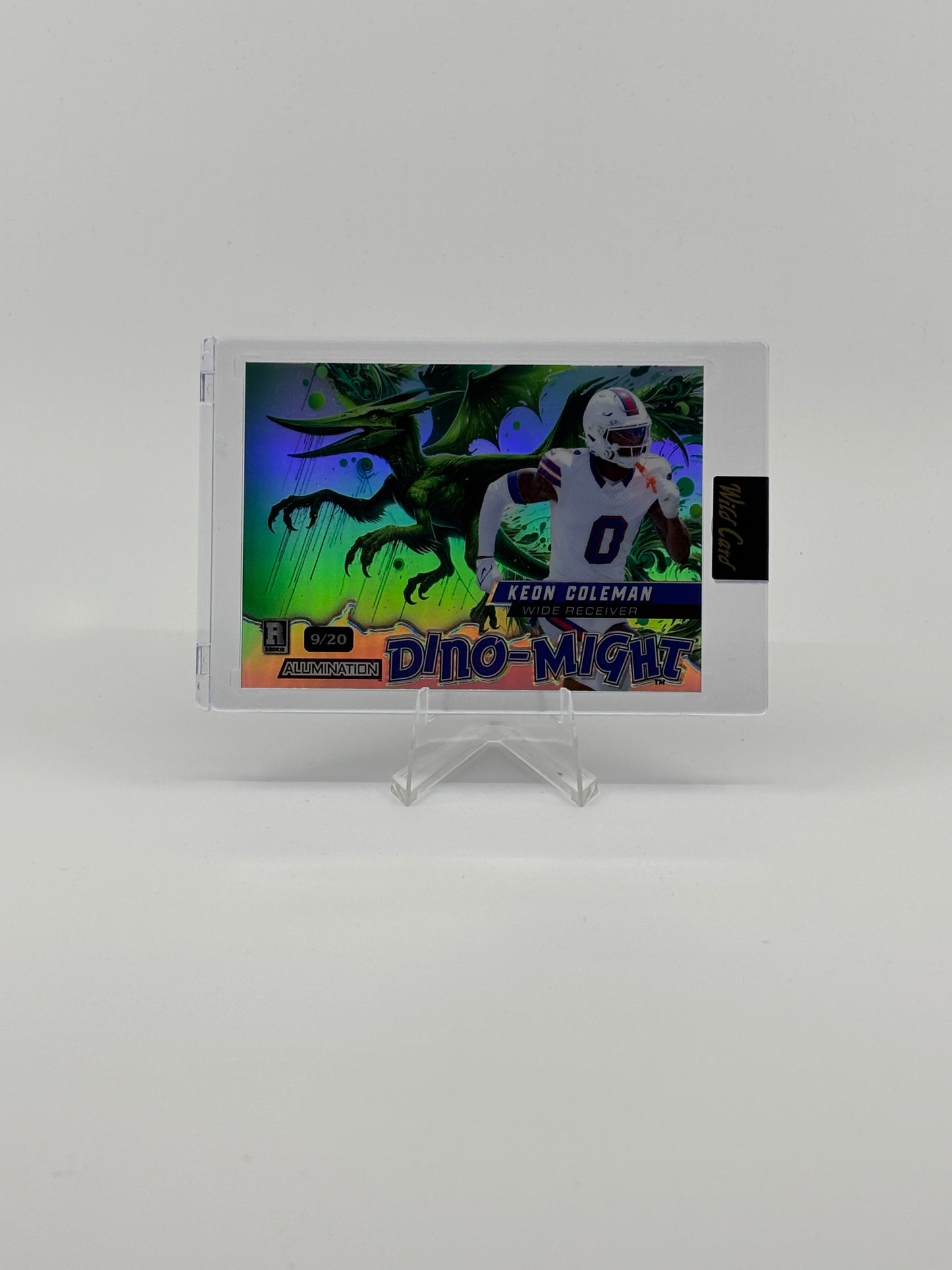 2024 Wild Card Dino-Might Keon Coleman /20 pterodactyl