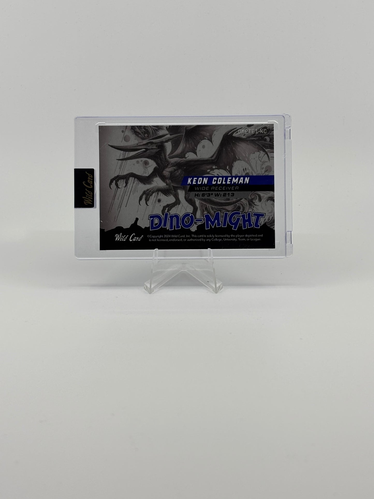 2024 Wild Card Dino-Might Keon Coleman /20 pterodactyl