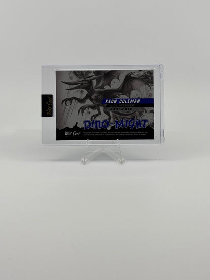 2024 Wild Card Dino-Might Keon Coleman /20 pterodactyl