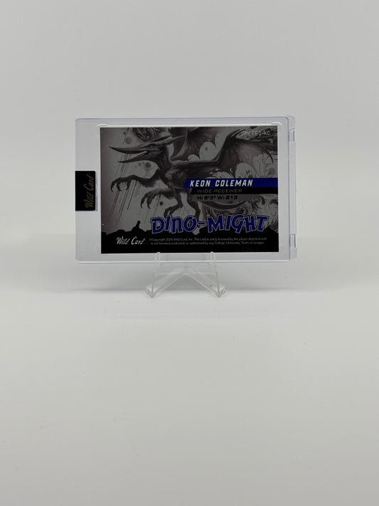 2024 Wild Card Dino-Might Keon Coleman /20 pterodactyl