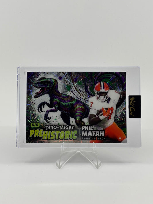 2024 Wild Card Dino-Might Phil Mafah Lazer /5 Raptor