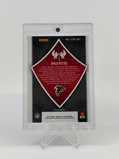 2021 Panini Rookies & Stars - Crusade Kyle Pitts #CR-30 Red Hyper Prizm (RC)