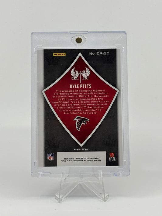 2021 Panini Rookies & Stars - Crusade Kyle Pitts #CR-30 Red Hyper Prizm (RC)