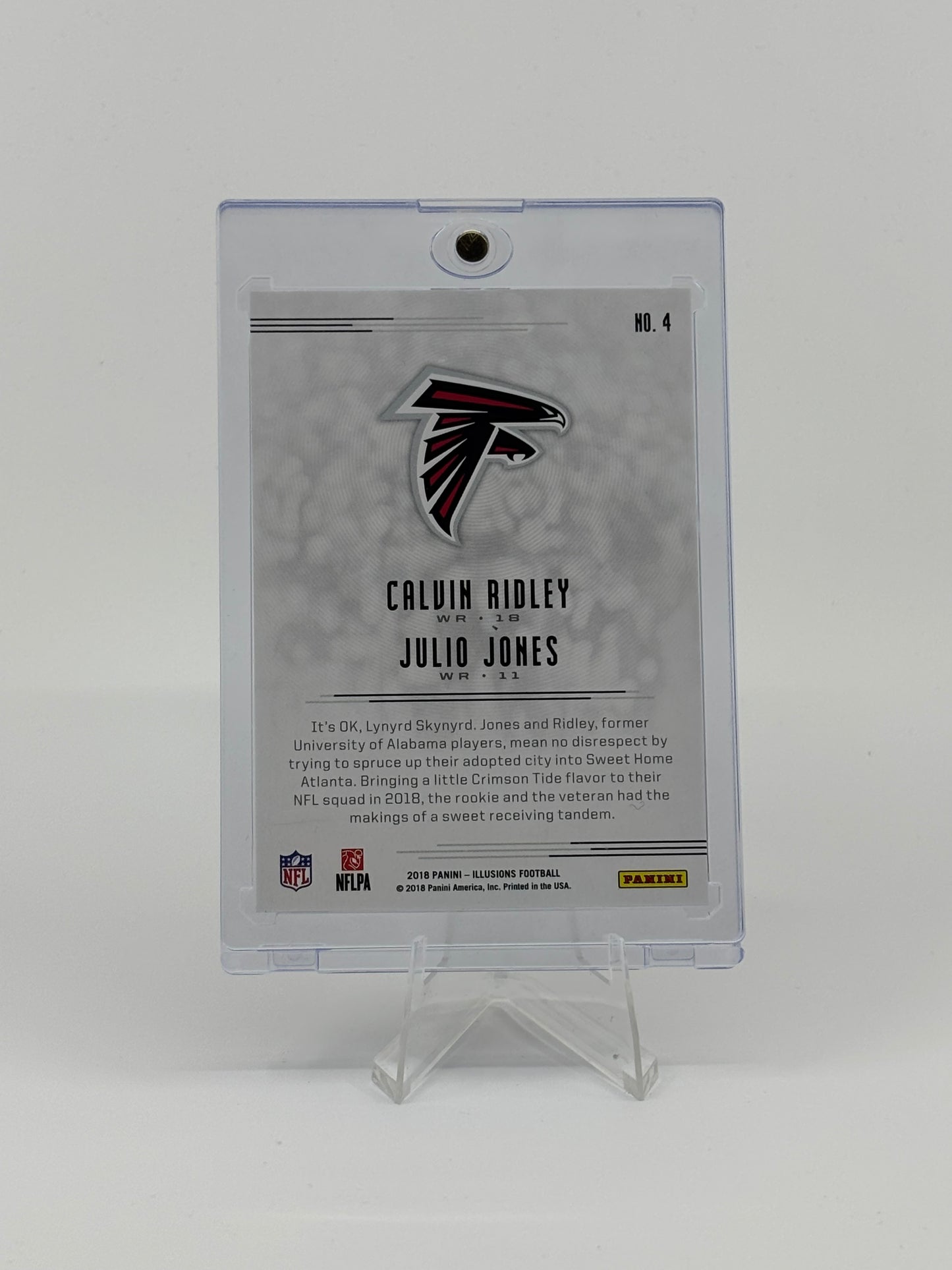 2018 Panini Illusions - Julio Jones, Calvin Ridley #4 (RC)