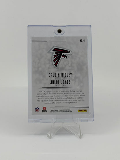 2018 Panini Illusions - Julio Jones, Calvin Ridley #4 (RC)