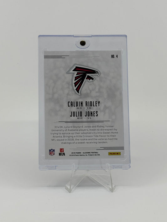 2018 Panini Illusions - Julio Jones, Calvin Ridley #4 (RC)