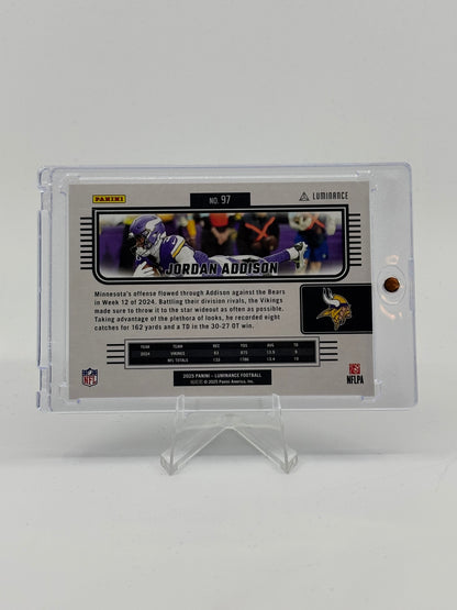2025 Panini Luminance Base Jordan Addison Minnesota Vikings #97