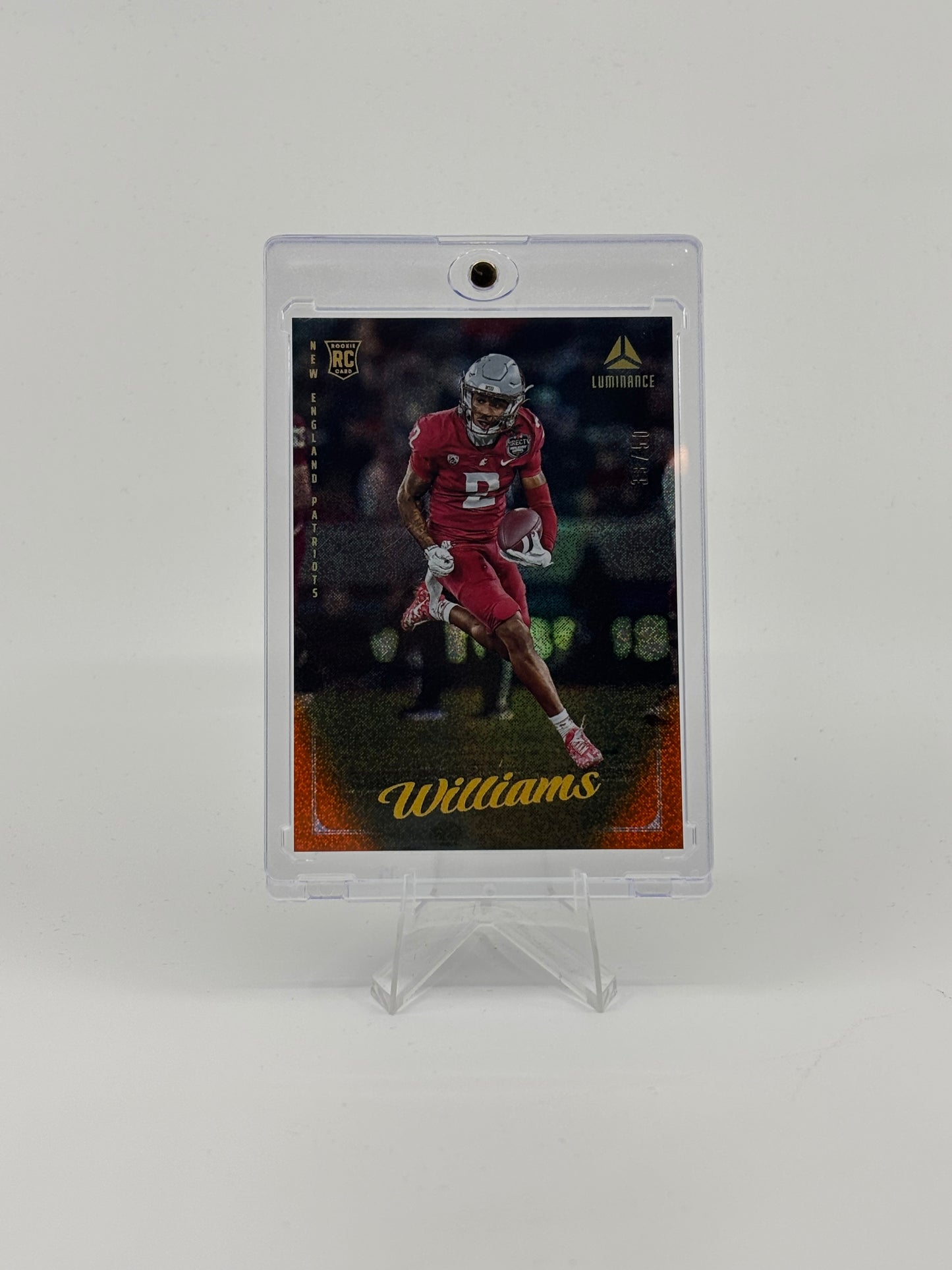 2025 Panini Luminance #134 Kyle Williams Orange Vertical /50