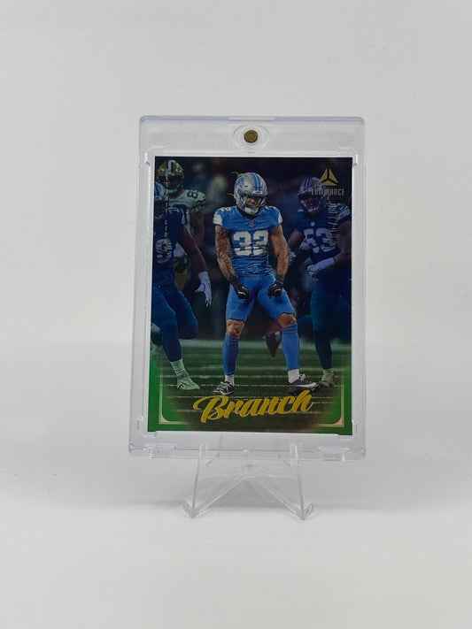 2025 Panini Luminance #6 Brian Branch Green 006/100