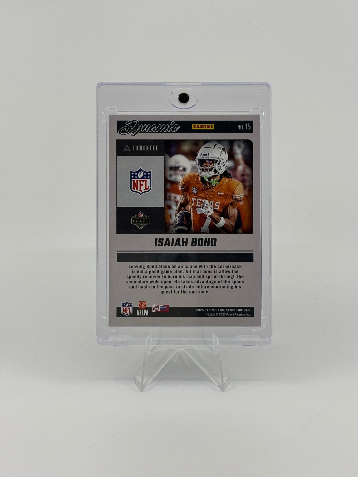 2025 Panini Luminance #15 Isaiah Bond Dynamic Rookies