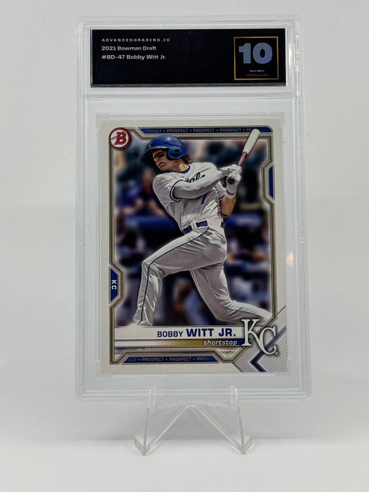2021 Bowman Draft - Bobby Witt Jr. #BD-47 (RC) AG 10
