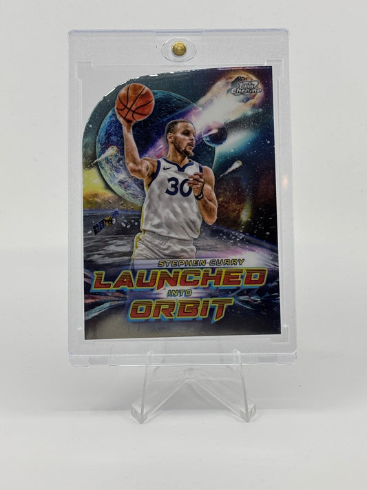 2023-24 Topps Cosmic Chrome - Launched Into Orbit Stephen Curry #LIO-19
