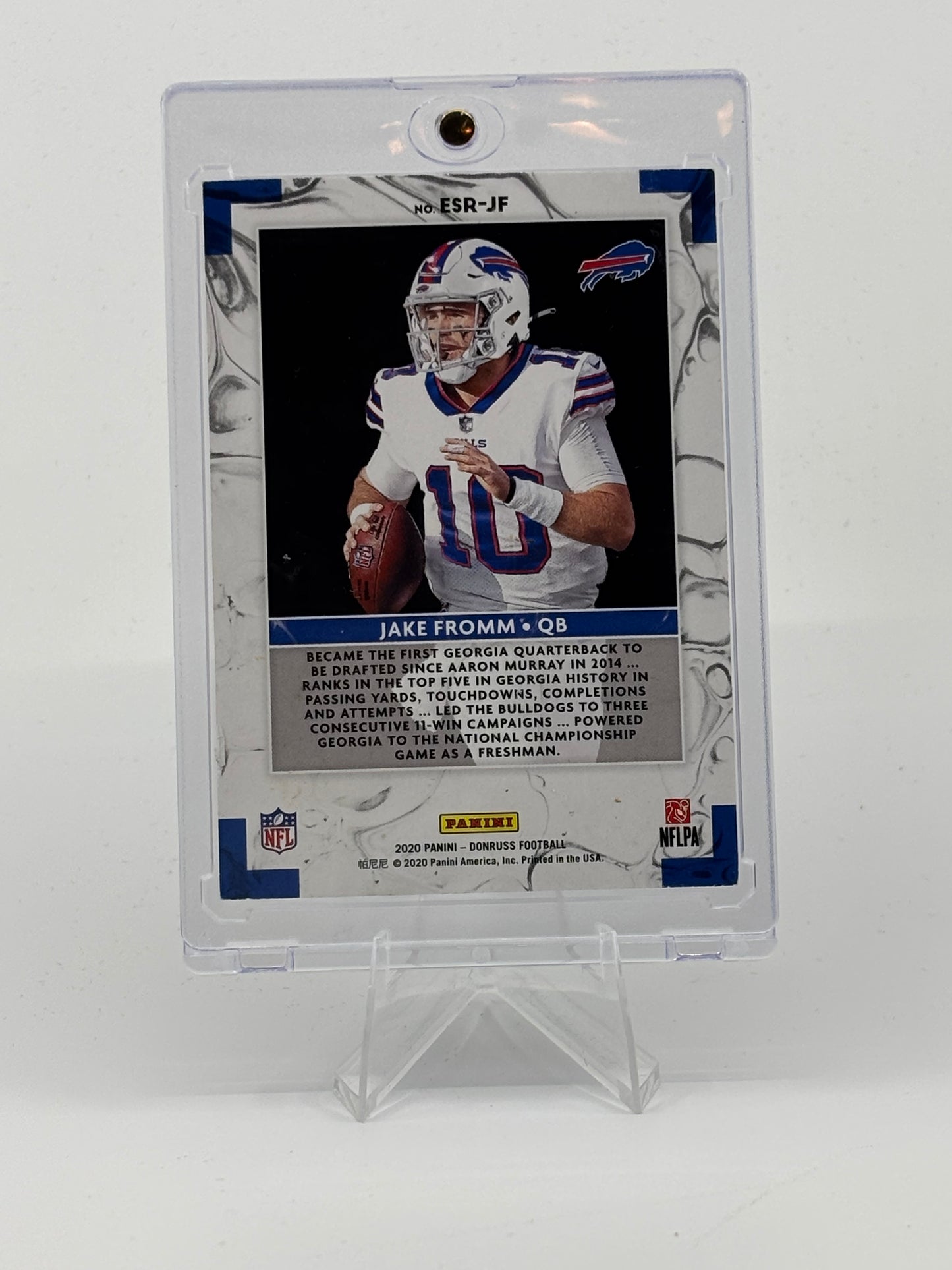 2020 Panini Donruss - Elite Series Rookies Jake Fromm #ESR-JF (RC)