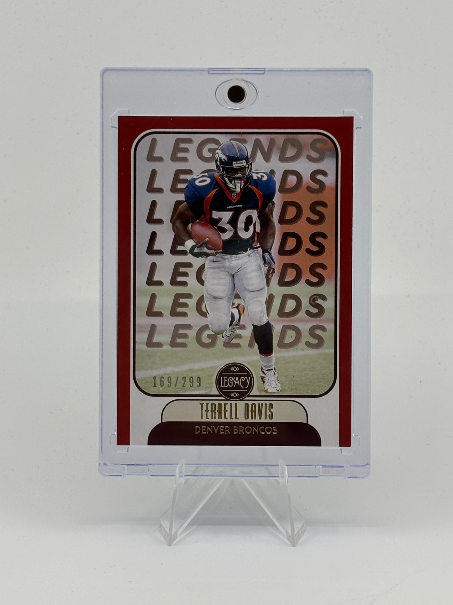 2021 Panini Legacy - Legends Terrell Davis #118 Red /299
