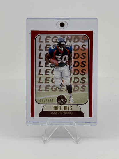 2021 Panini Legacy - Legends Terrell Davis #118 Red /299