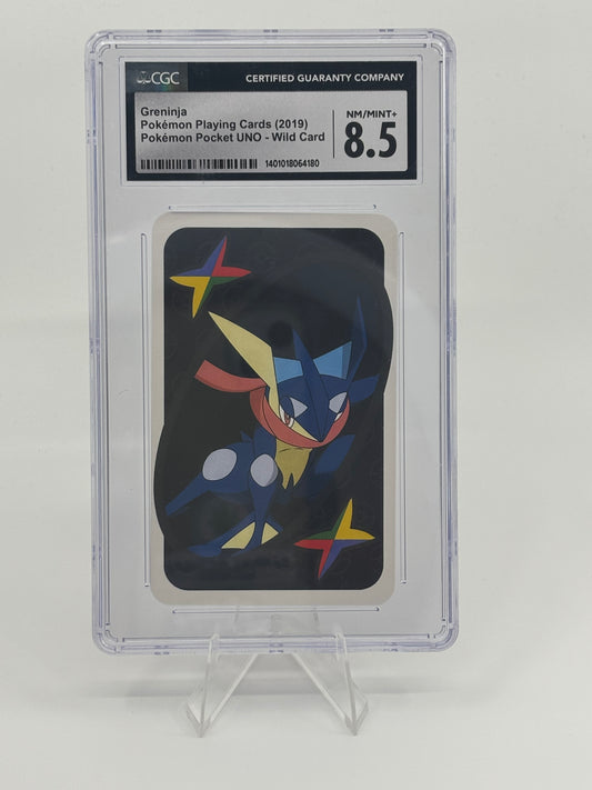 2021 POKEMON PLAYING CARDS JPN POKEMON POCKET UNO - WILDCARD GRENINJA CGC 8.5