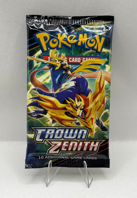 Pokemon Crown Zenith Booster Pack - 10 Cards / Pack - NEW / SEALED
