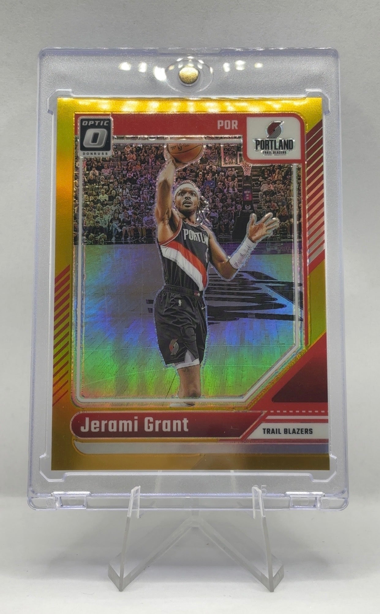 2024-25 Panini Donruss Auto #109 Optic Jerami Grant /10 Gold