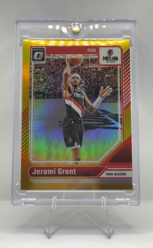 2024-25 Panini Donruss Auto #109 Optic Jerami Grant /10 Gold